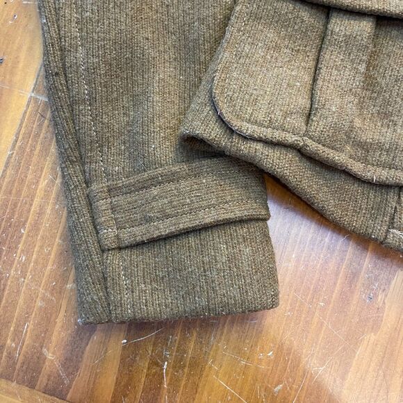 ZARA TRF British Collection Wool Military Peacoat Jacket S Preppy Academia - Picture 5 of 14